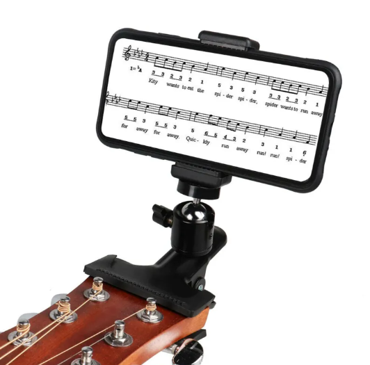 Soporte con Clip para Guitarra de Teléfono